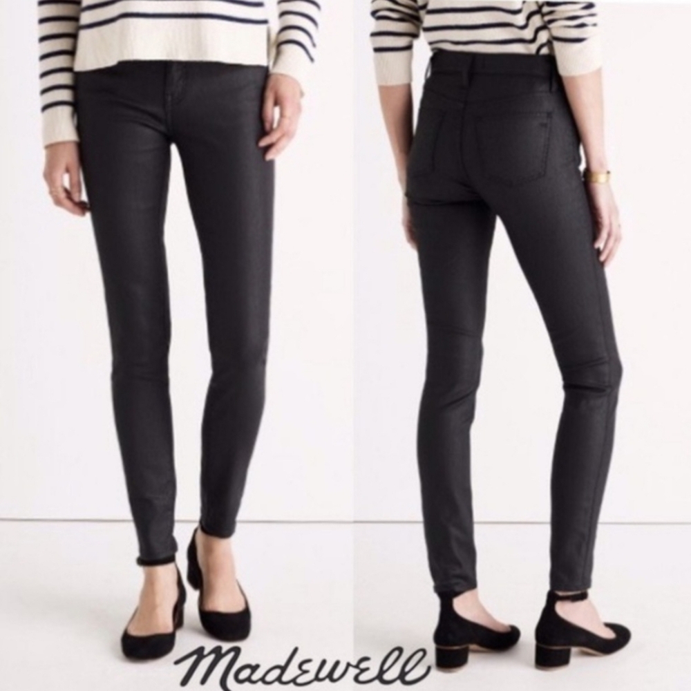 Madewell Women's high Riser Skinny Black Stretch Jeans Size 30